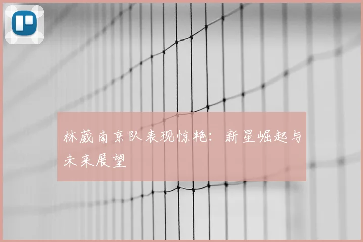 林葳南京队表现惊艳：新星崛起与未来展望